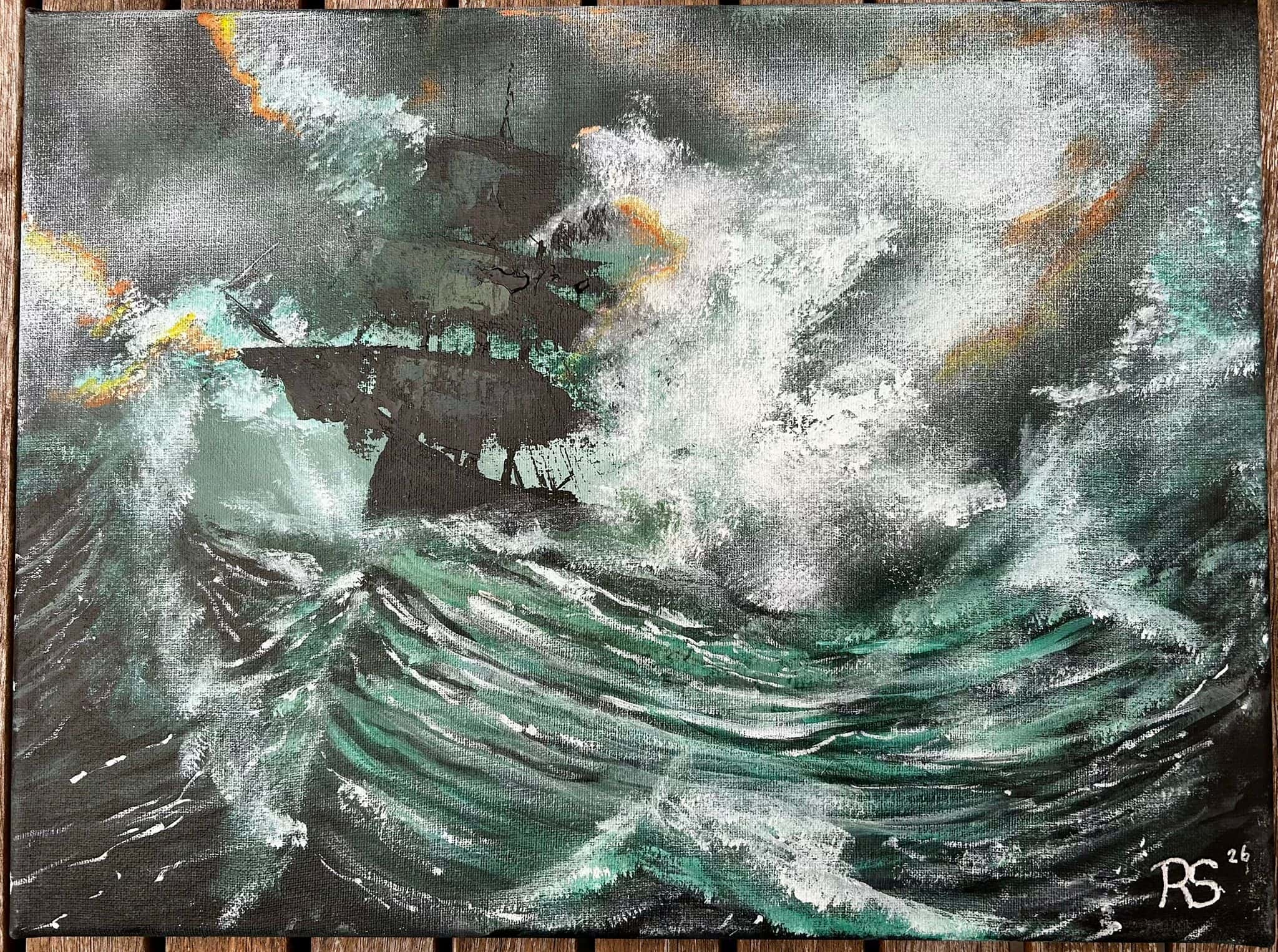Ghostship 30x40